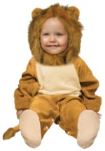 Infant Cuddly Lion Costume seated