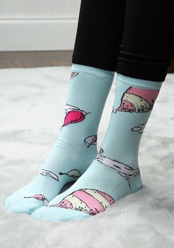 Adult Oh! The Places You'll Go Crew Socks | Storybook Accessories