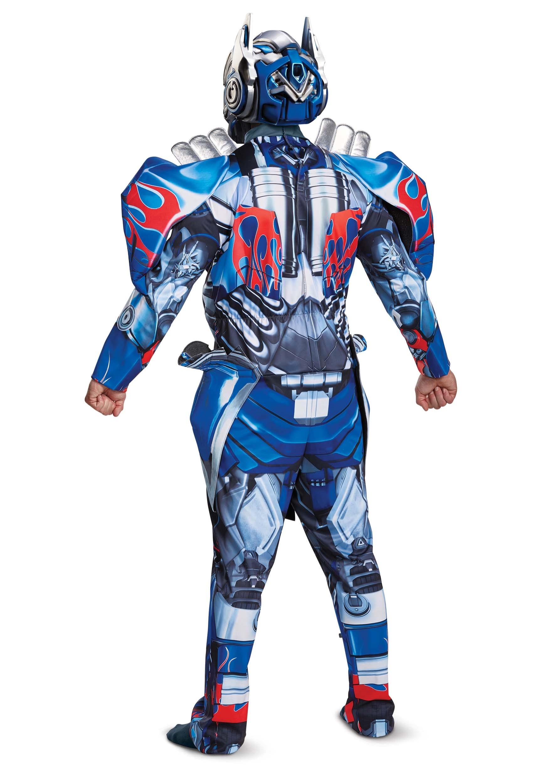 Transformers Deluxe Optimus Prime Disfraz Para Adultos Multicolor