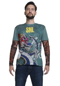 SNL Stefon Tattoo Long Sleeve Costume Tee
