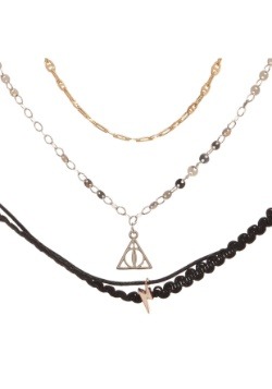 Harry Potter 3 Pack Choker Necklace Set