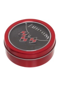 Harley Quinn Necklace & Earring Gift Tin