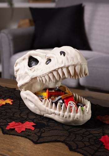 7.5" T-Rex Skull Candy Bowl-1 -update