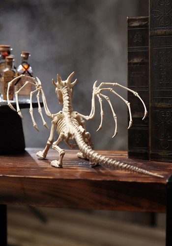 7-Inch Skeleton Dragon Halloween Decoration | Animal Skeletons