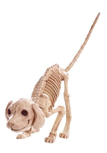 7.5-Inch Halloween Puppy Skeleton Decoration | Animal Skeletons