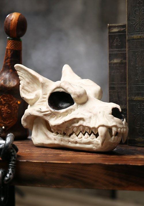 7" Wolf Skull Halloween Decoration Update 1