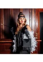 Womens Black Fringe Flapper Costume Alt 2