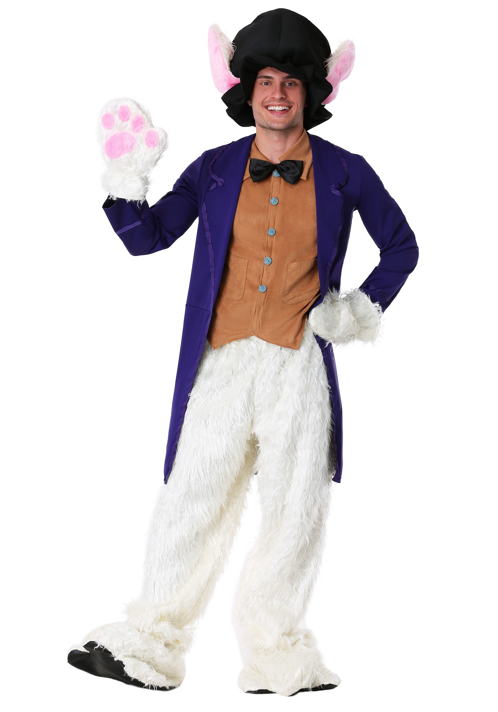 Photos - Fancy Dress FUN Costumes White Rabbit Adult Costume Pink/Purple/White