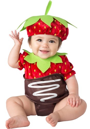 Infant Chocolate Strawberry Costume