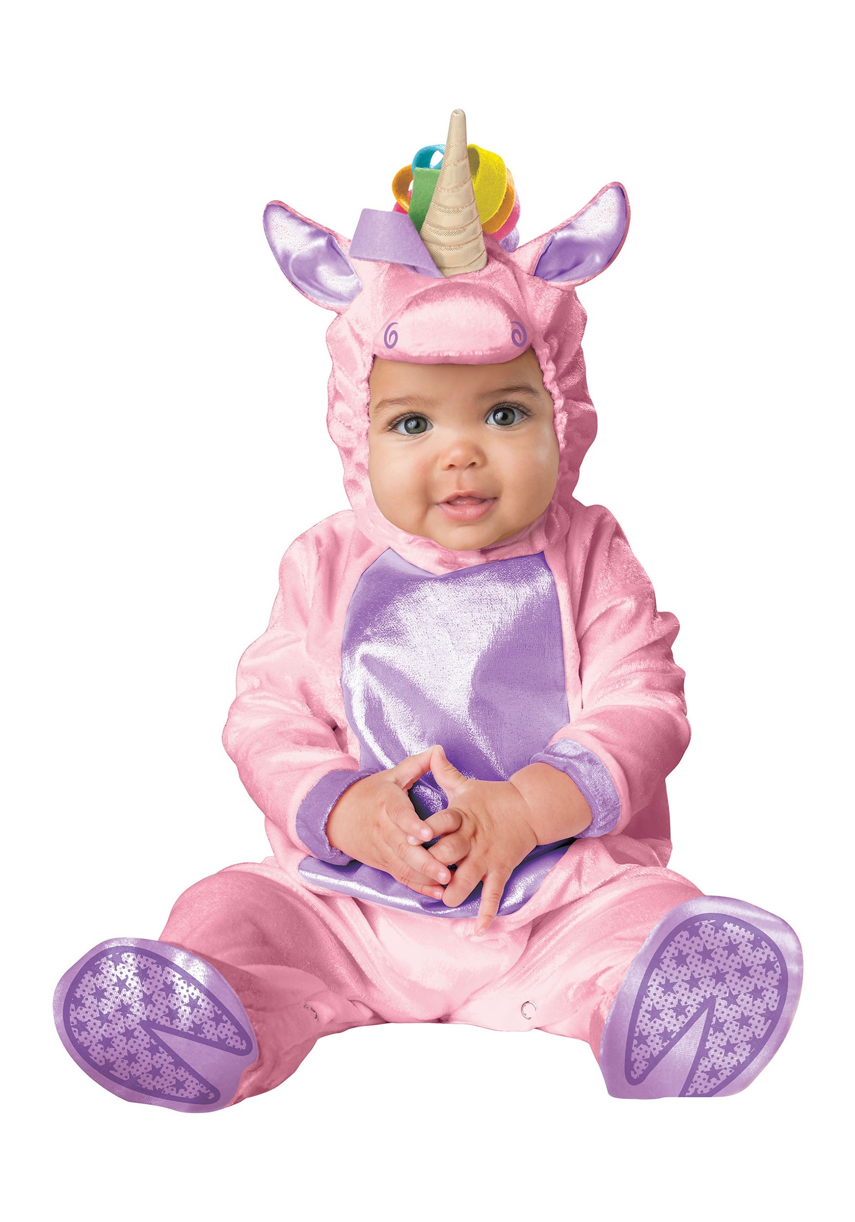 Disfraz de unicornio rosa del infante Multicolor