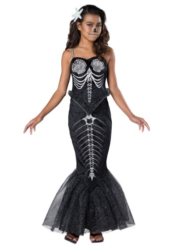 Mermaid skeleton dress plus size best sale