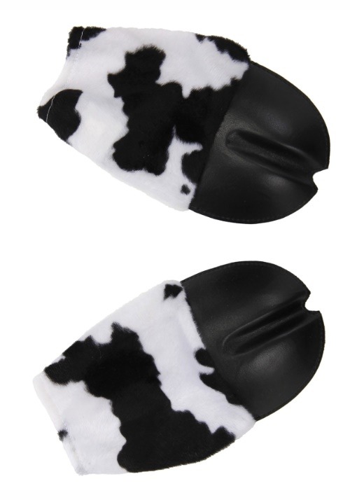 Cow Front Hooves Costume Gloves