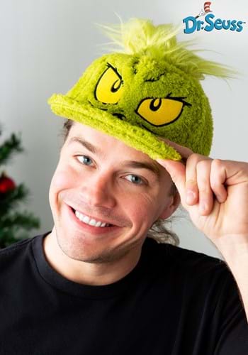 Dr. Seuss Grinch Fuzzy Cap | Grinch Accessories