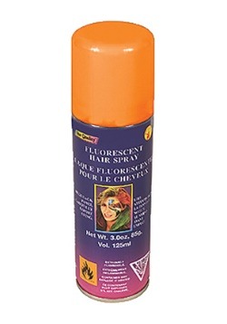 Florescent Orange Hair Spray