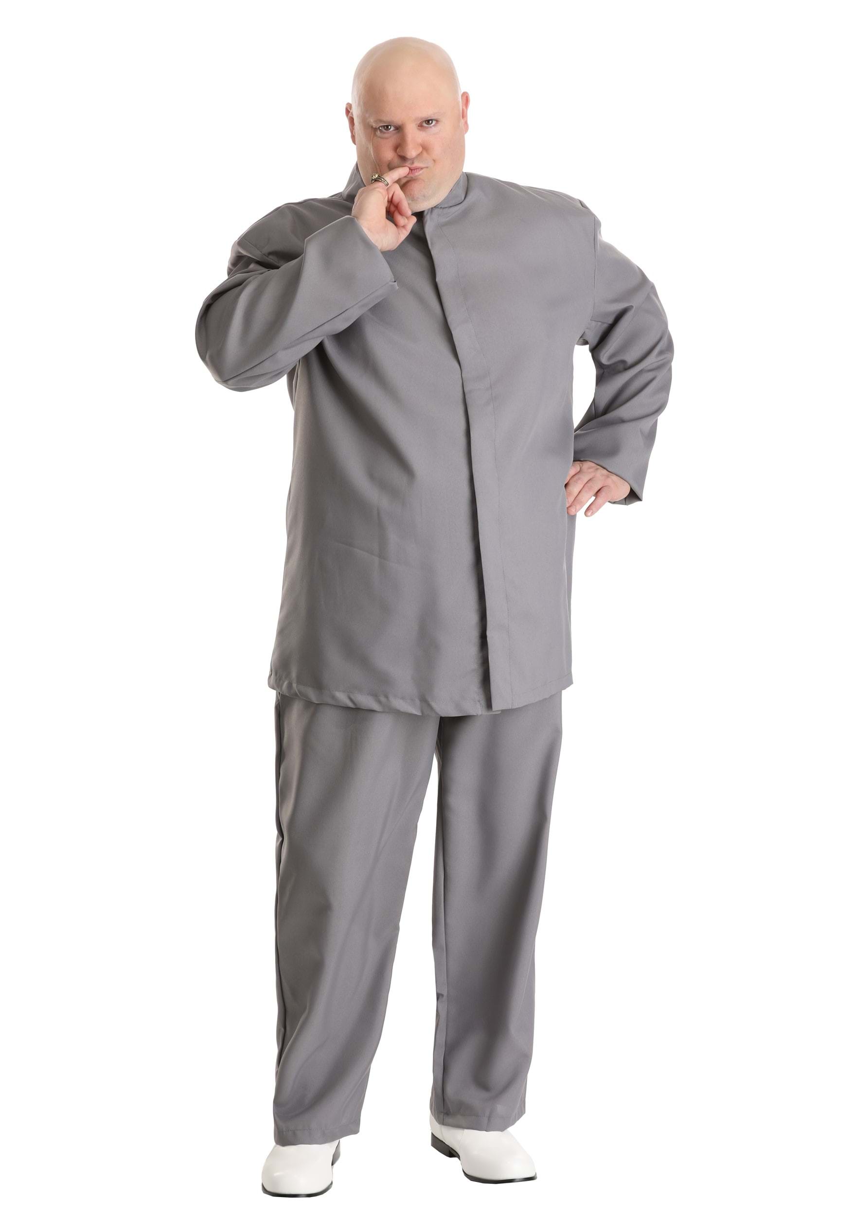 Disfraz de traje gris de talla grande Multicolor