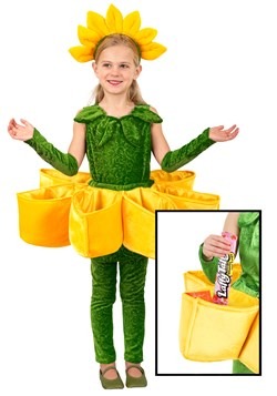 Girls Flower Petal Candy Catcher Costume New