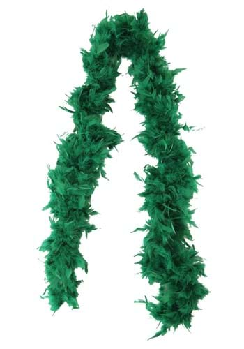 Women's Green 80 Gram Feather Boa