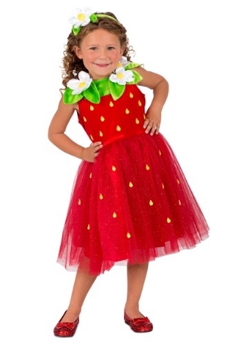 Girls Strawberry Sweetie Costume