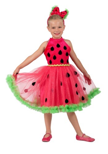 Girls Watermelon Miss Costume