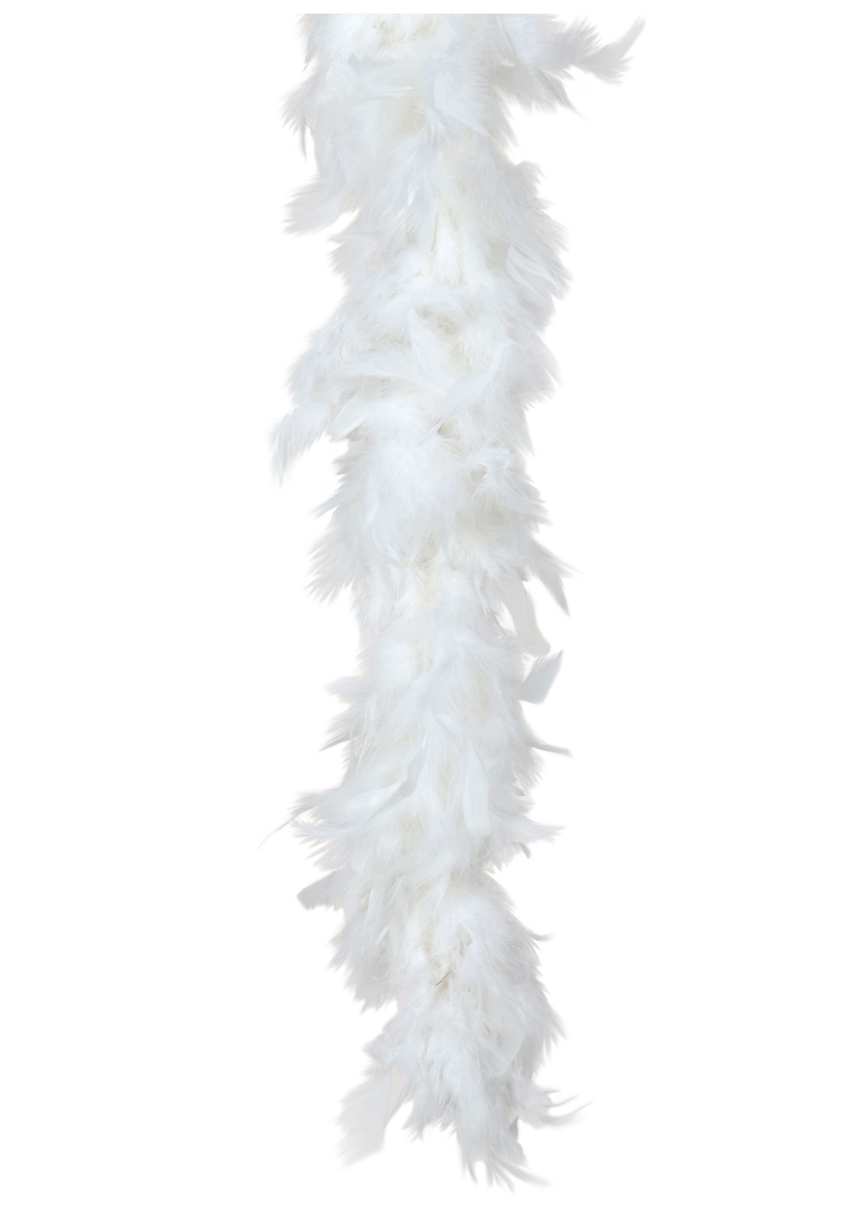 Feather Boa Costume Accessory - 1920's White Boa with Feathers - 1