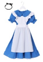 Child Deluxe Alice Costume Alt 9
