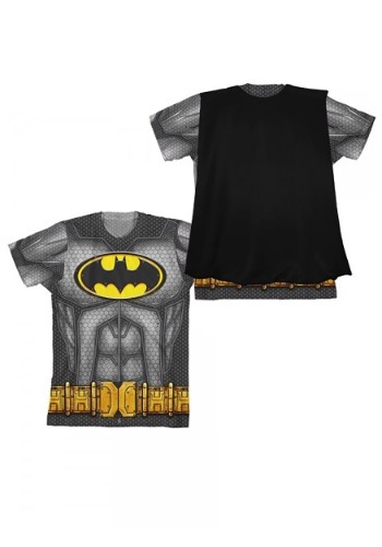 Batman Boys Sublimated Cape Costume T-Shirt