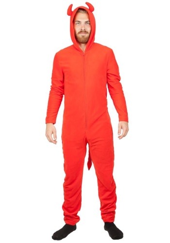 Devil Red Union Suit Costume