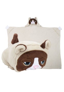 Grumpy Cat Comfy Critter Blanket