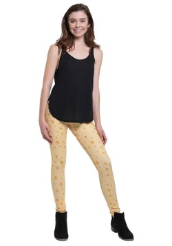 Womens Cheese Print Leggings