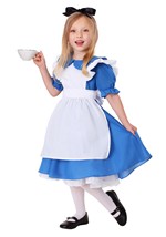 Toddler Girls Alice Costume Deluxe Alt 3