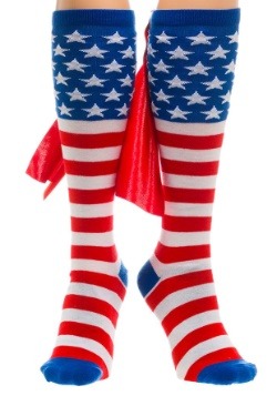 Knee High American Flag Cape Socks1