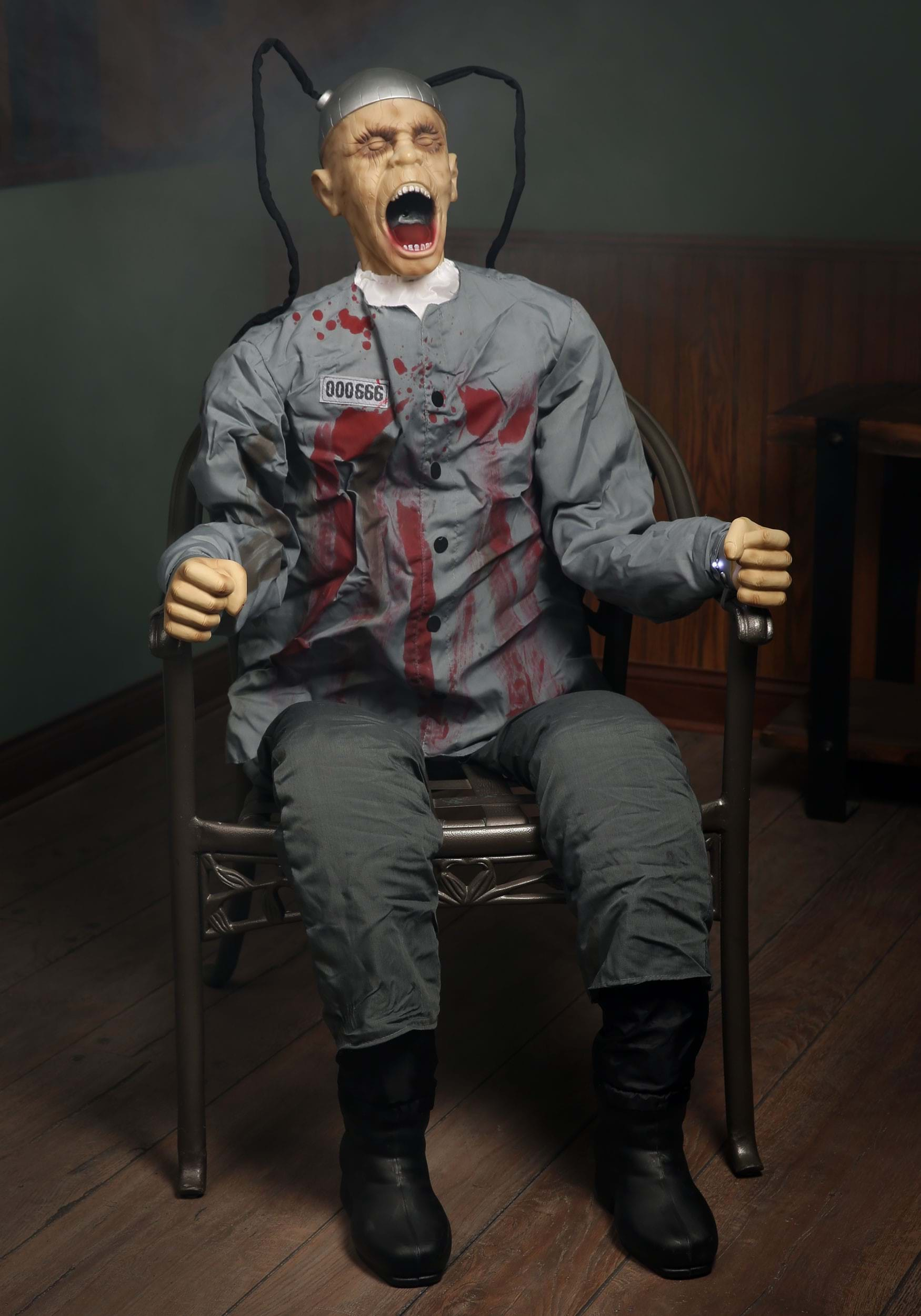 5ft Death Row Animated Scary Halloween Decoration