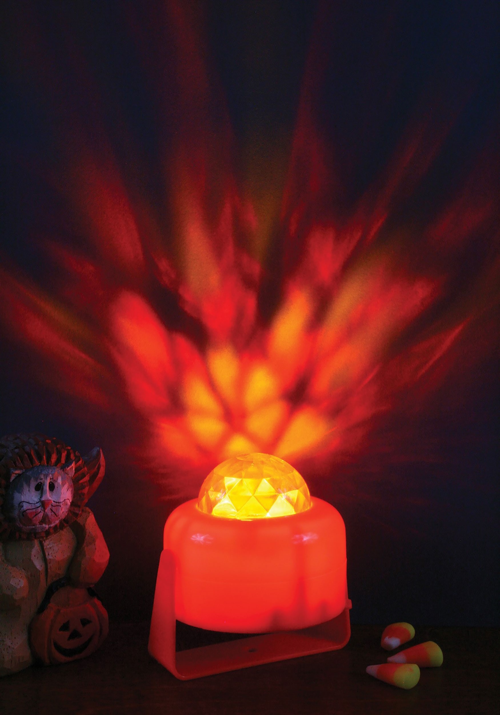 Flaming Pumpkin Light