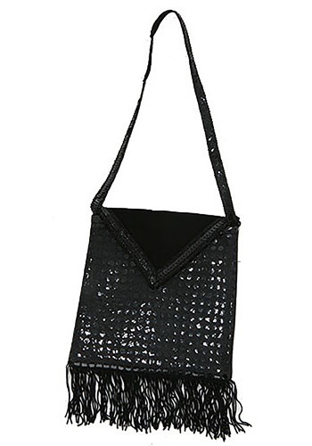 June Fringe Black Shoulder Bag Tote Purse