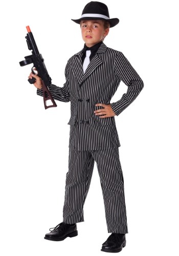 Kids Deluxe Gangster Costume1