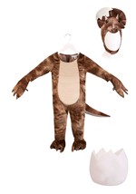 Toddler Hatching Triceratops Costume Alt 1