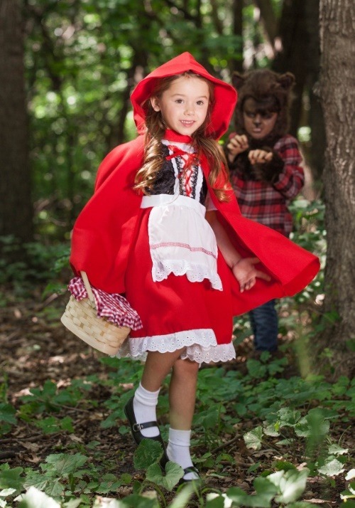 Deluxe Girls Little Red Riding Hood Costume