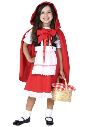 Deluxe Kids Little Red Riding Hood Costume