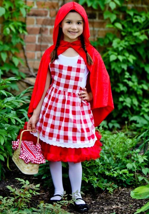 Kids Red Riding Hood Tutu Costume
