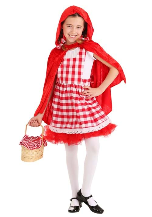 Kids Red Riding Hood Tutu Costume