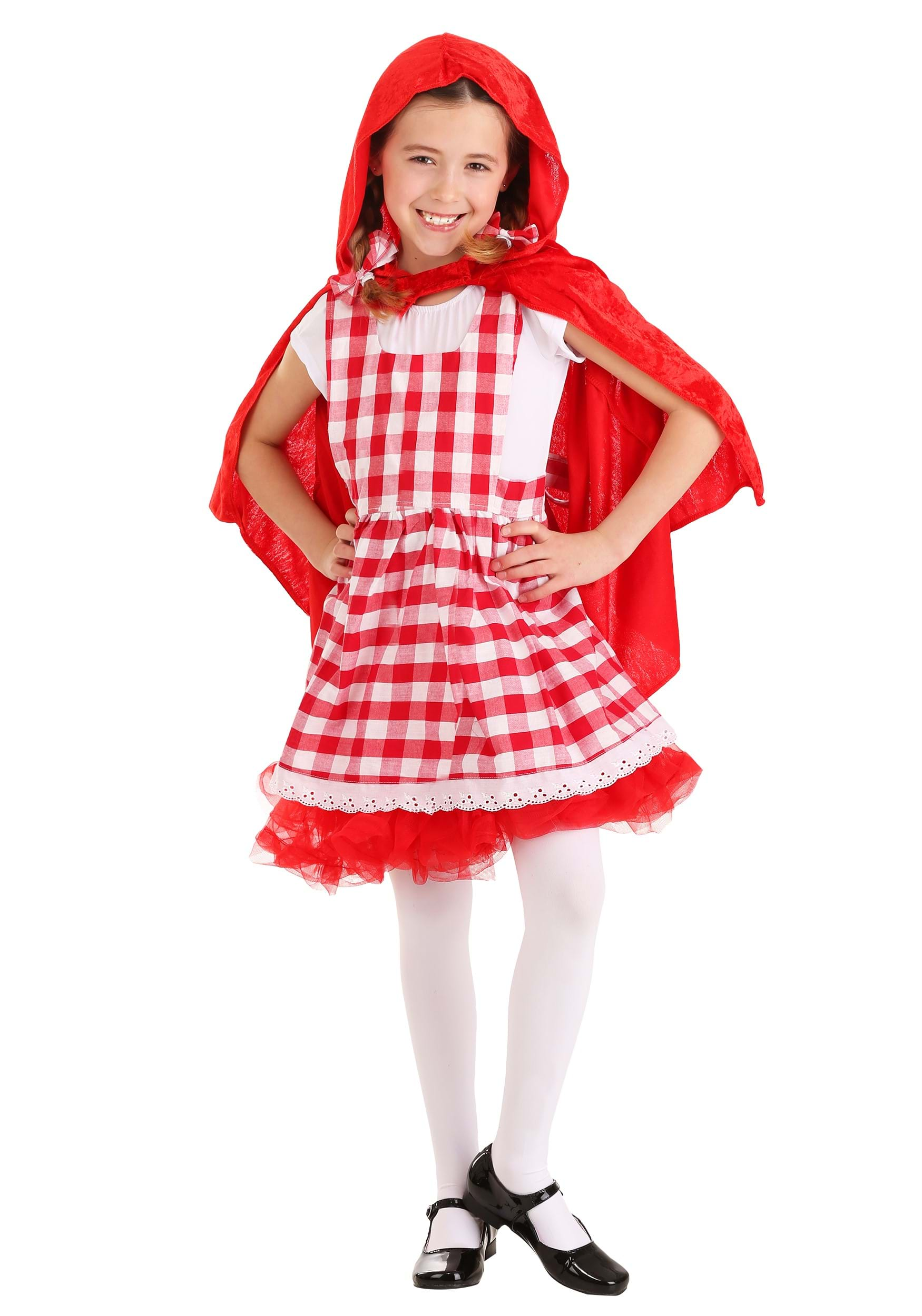 Photos - Fancy Dress FUN Costumes Kids Red Riding Hood Tutu Costume Red/White