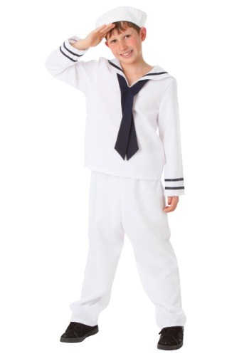 Child White Sailor Costume Update Main