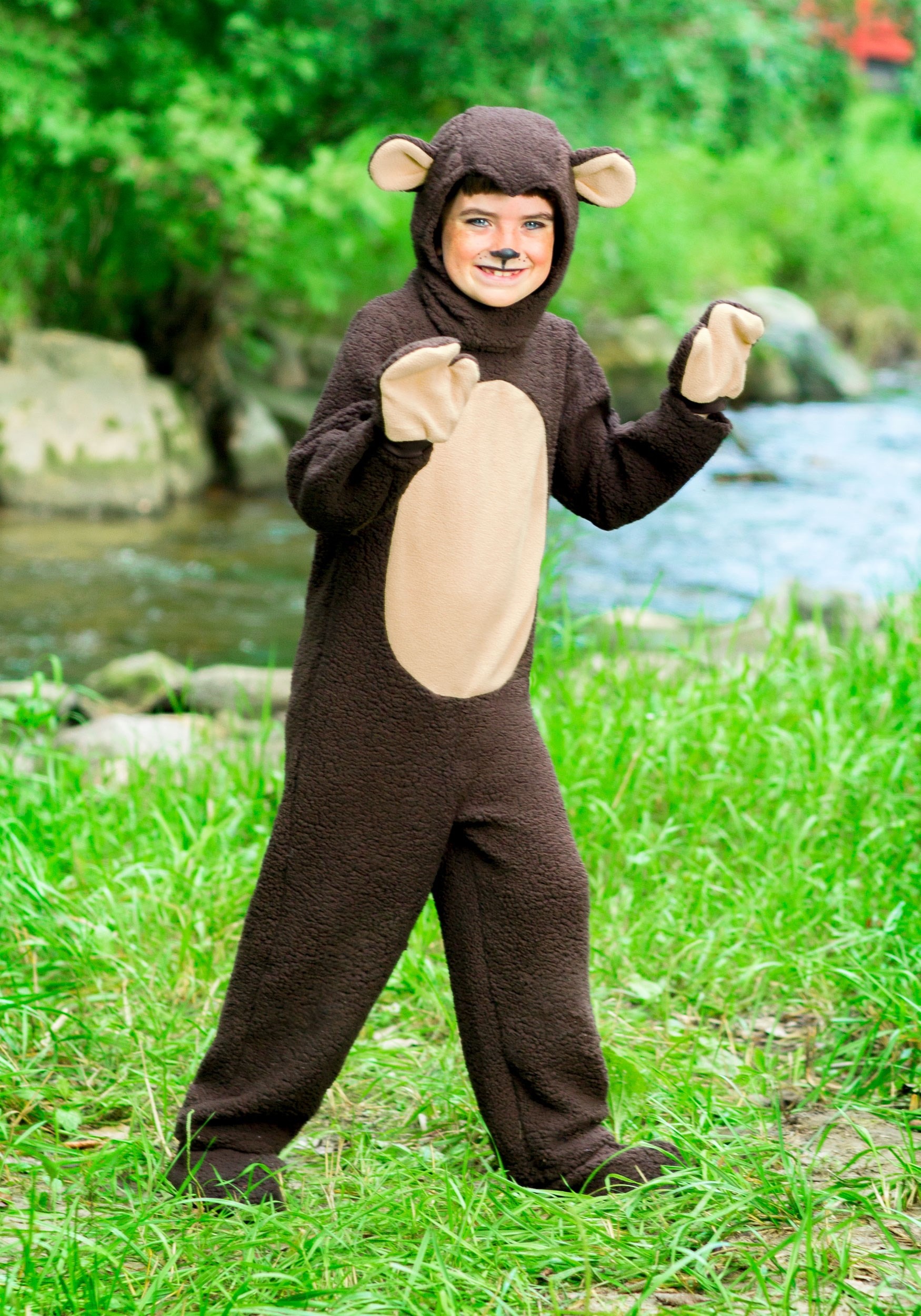 Disfraz de oso para niños Multicolor