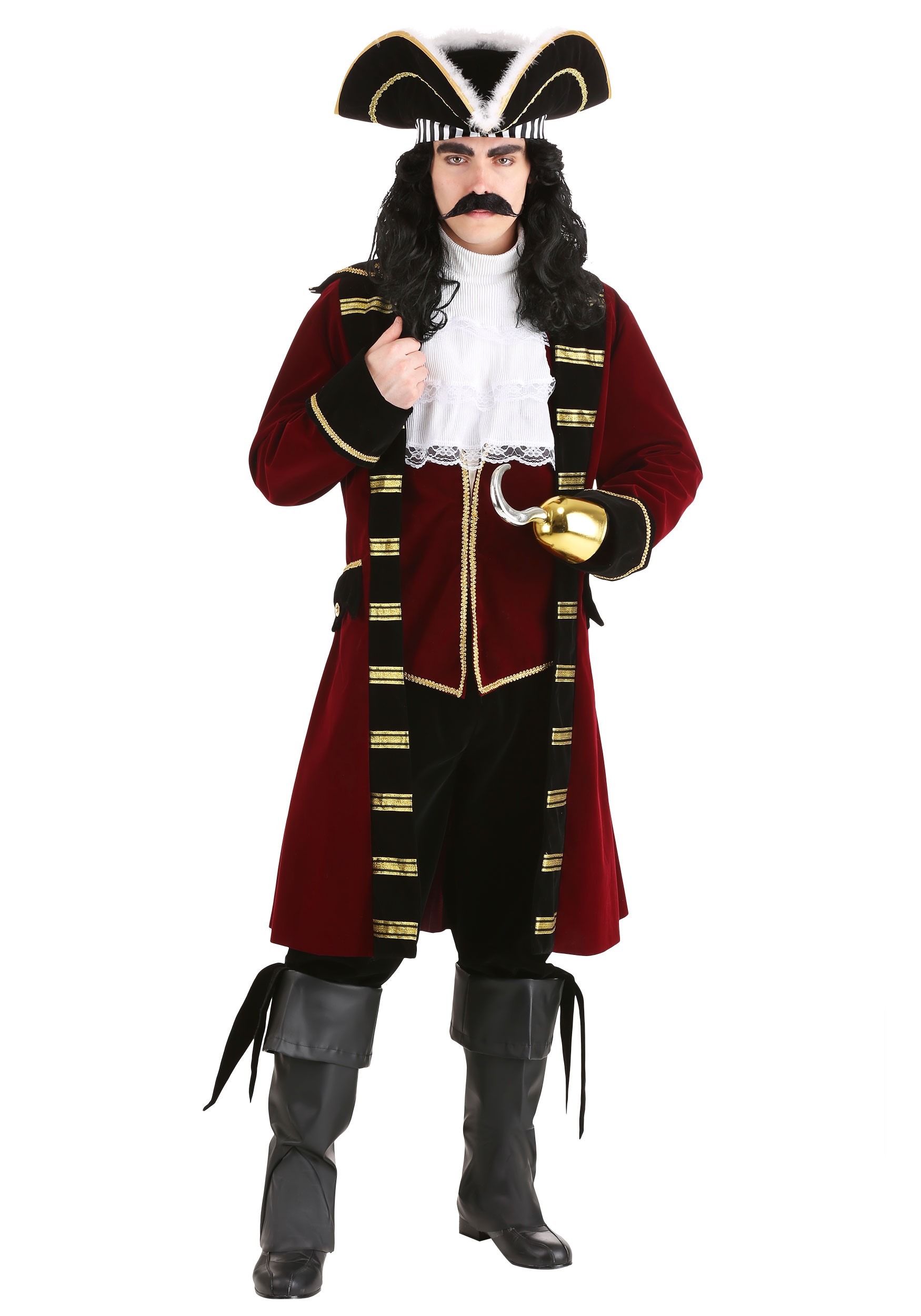 Captain Hook Costume, Sexy Hook Pirate Costume 