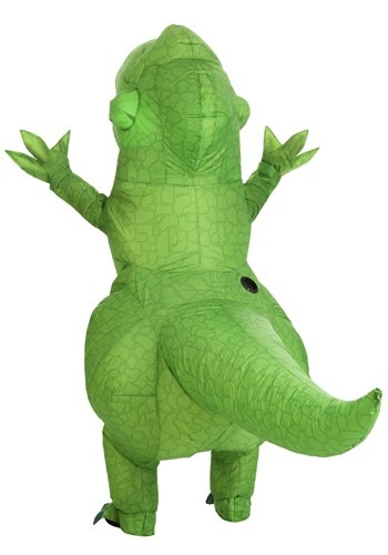 Toy Story Rex Inflatable Costume for Adults