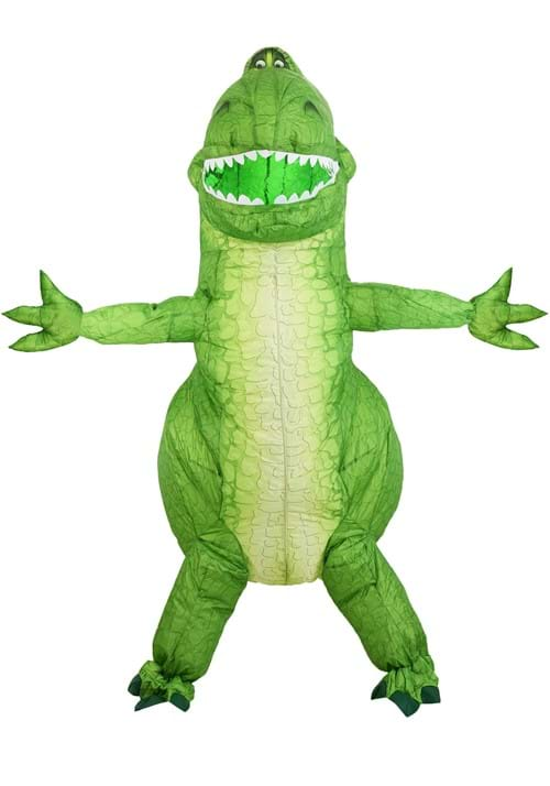 Toy Story Rex Inflatable Costume for Adults