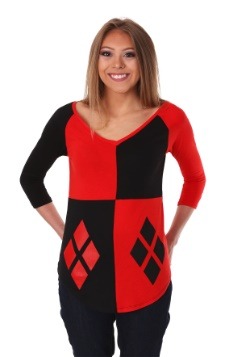 Women's Harley Quinn Diamond Raglan