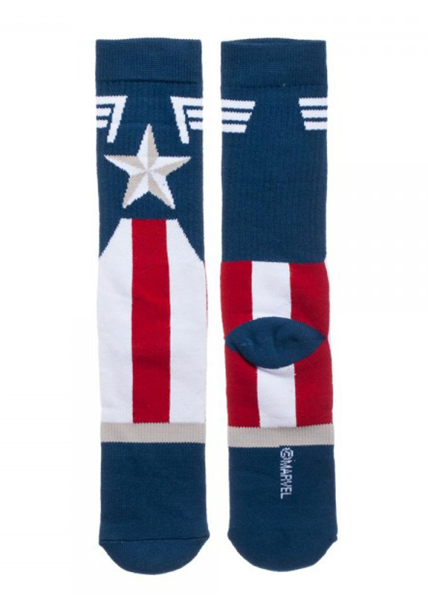 Marvel: Captain America Suit Up Crew Socks