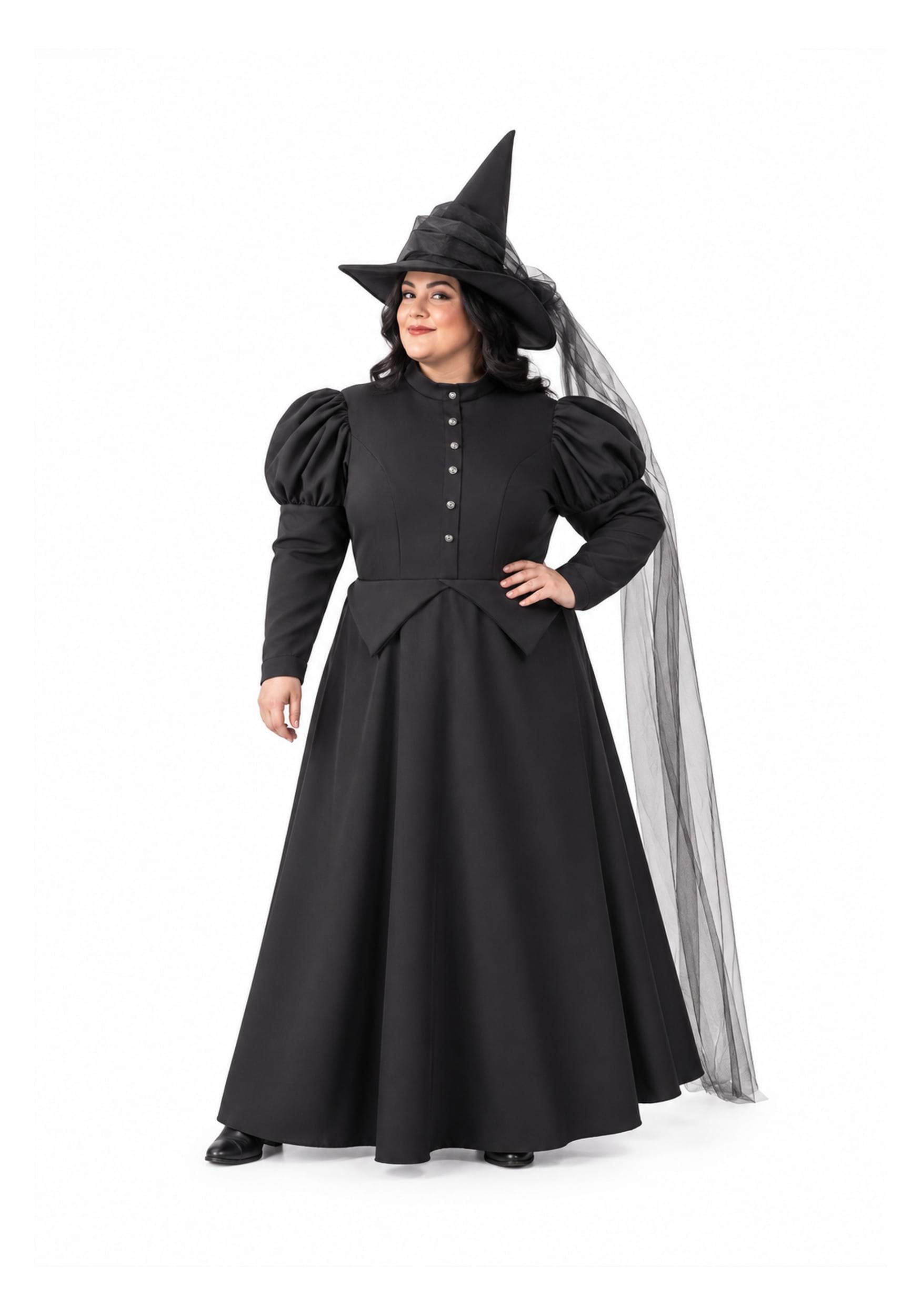 Women's Plus Size Witch Costume Dress | Evil Witch Costume
