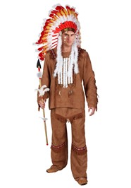 Deluxe Native American Costume For Men